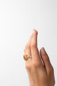 Citrine Oracle Gold & Silver Ring