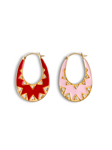 Scarlet & Blush Starly Gold Earrings