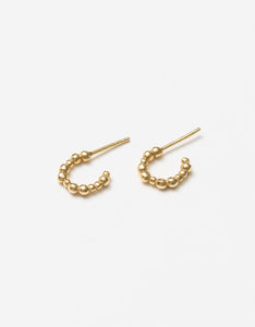 Ashoka Mini Hoop Gold Earrings