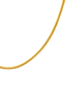Fine Gold Snake Round Chain