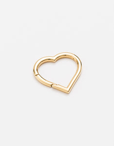 Gold Clasp Large Heart