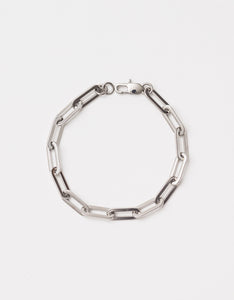 Silver Long Loop Bracelet