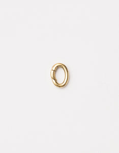 Yellow Gold Oval Spring Clasp