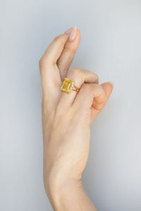 Citrine Gold Ring