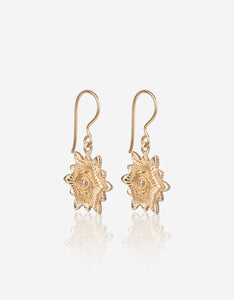 Boho Diamond Gold Earrings