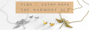 Flox Collaboration - The Harmony Necklace and Earrings Set
