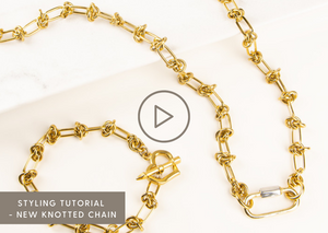 How To Style Our New Knotted Chain