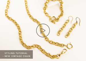 How To Style Our New Vintage Chain