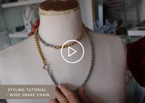 Ashoka Wide Snake Chains