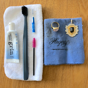 Jewelry Cleaner Travel Kit with Silver & Gold Polish-Jewel Brite