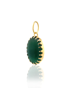 Jade Vintage Gold Amulet