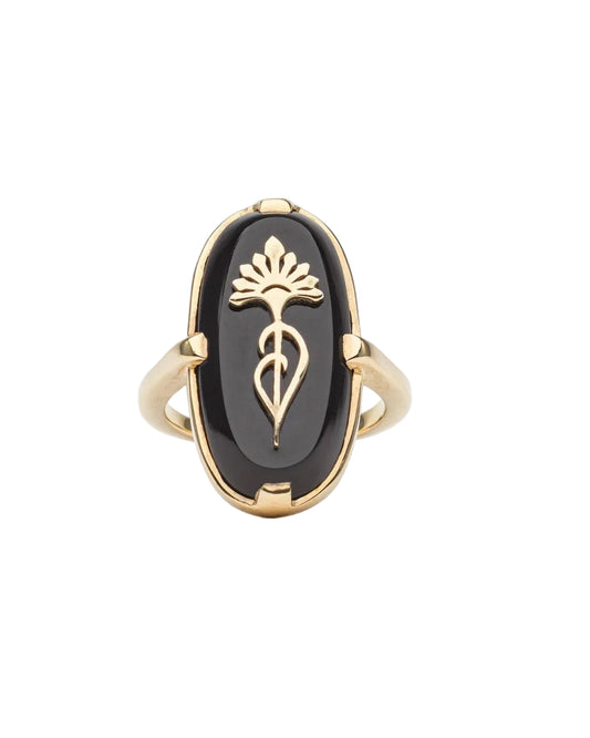 Modern Vintage Gold Ring