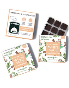 White Sage & Sandalwood Incense Refill Pack