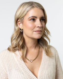 Love Notes Gold Earrings