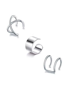 Silver Earcuff Set
