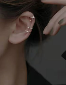 Silver Earcuff Set