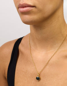 MODA Onyx Gold Necklace