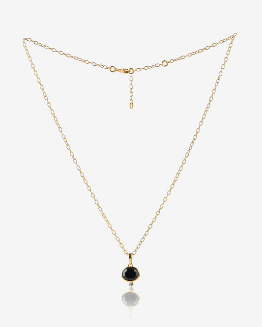 MODA Onyx Gold Necklace