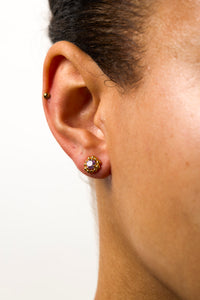 MODA Amethyst Silver Studs