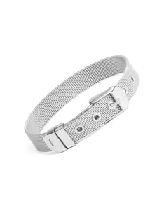 Mesh Silver Belt Bracelet
