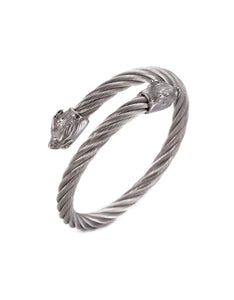 Dragon Wrap Bracelet Silver