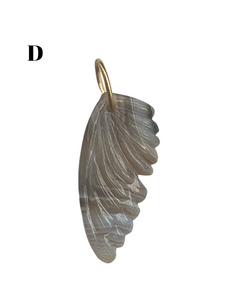 Agate Gold Butterfly Wing