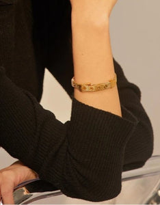 Mesh Silver Belt Bracelet