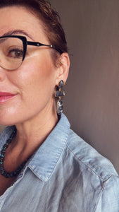 Labradorite Trio Earrings