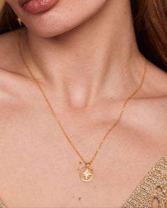 Aurora Topaz Gold Necklace