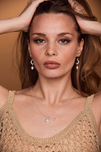 Aurora Topaz Silver Necklace