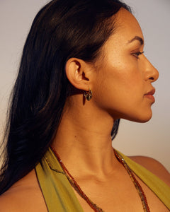 Enamel Gold Sunkissed Hoops