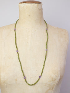 Peridot & Amethyst Necklace