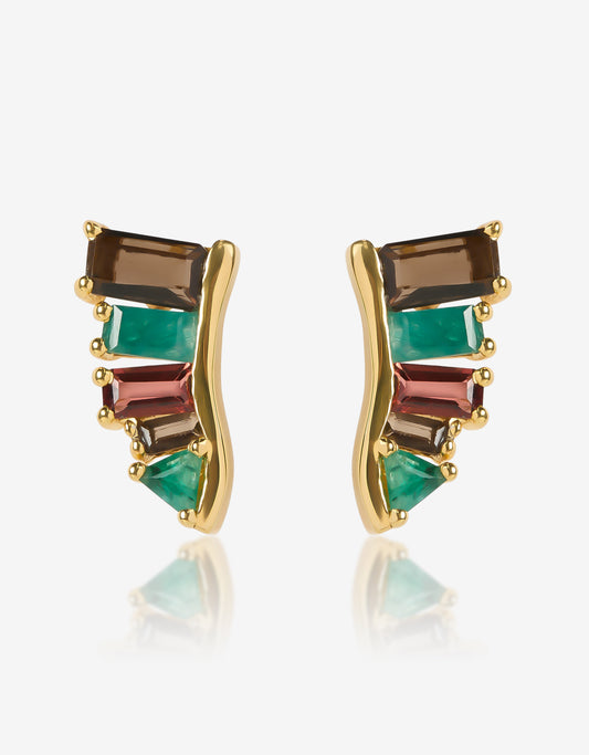 Burnished Gold Earrings