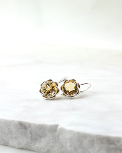 Citrine Silver Sunkissed Earrings