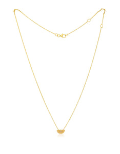 Rose Quartz Dharma Gold Necklace