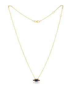Lapis Gold Amer Necklace