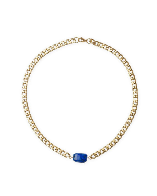 Lapis Gold Chunkette