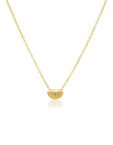 Apatite Dharma Gold Necklace