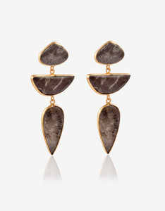 Fossil Jasper Earrings