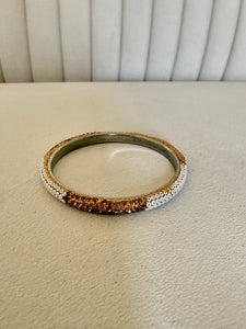 White Slim Bangle