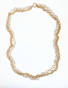 Oval Gold & Silver XL Chain