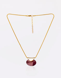 Mookaite Jasper Gold Necklace