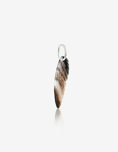 Agate Silver Butterfly Wing