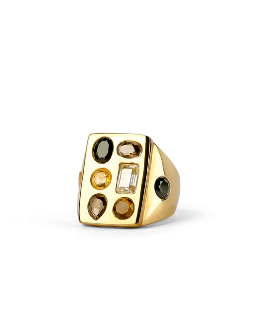Elements - Earth Gold Ring