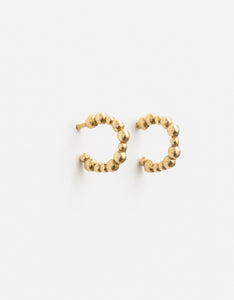 Ashoka Mini Hoop Gold Earrings