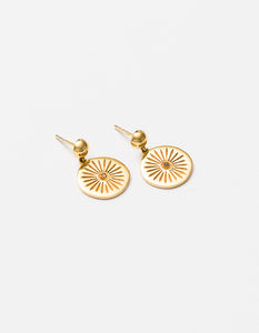 Ashoka Diamond Gold Earrings - back order.
