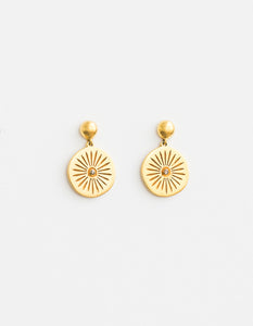 Ashoka Diamond Gold Earrings l