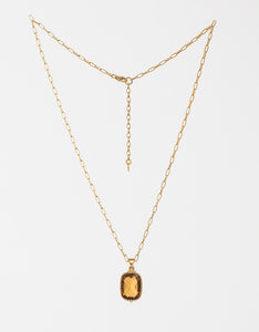 Saffron Gold Necklace