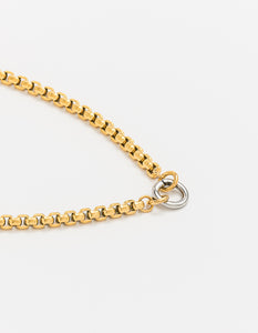 Wide Snake Chain Gold Long/Short - combo clasp