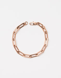 Rose Gold Long Loop Bracelet